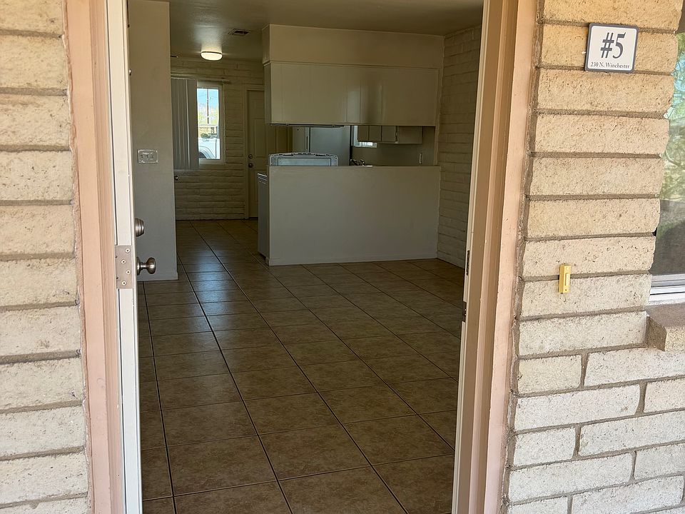 Looking into apartment from door.
