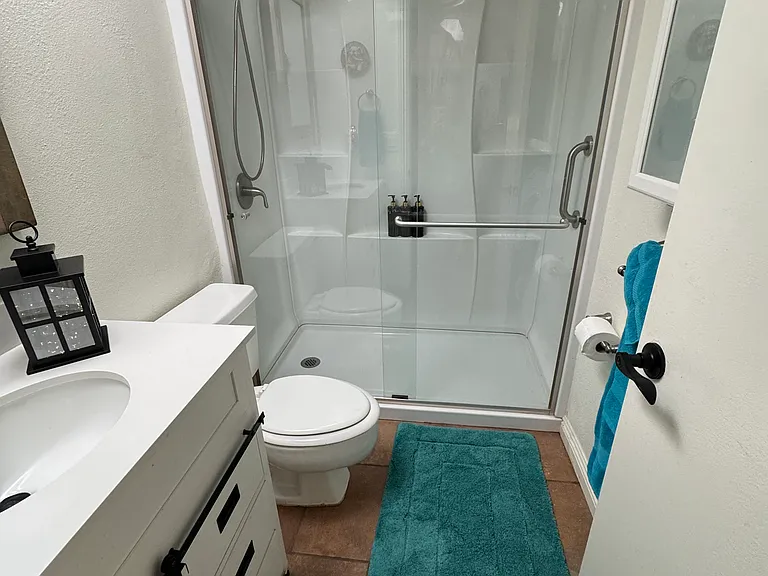 Bathroom. Shower has a small step, but it is very accommodating for handicapped people.