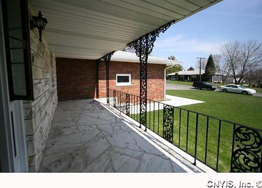 Marble Front Porch