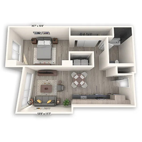 Floor plan Union Platinum