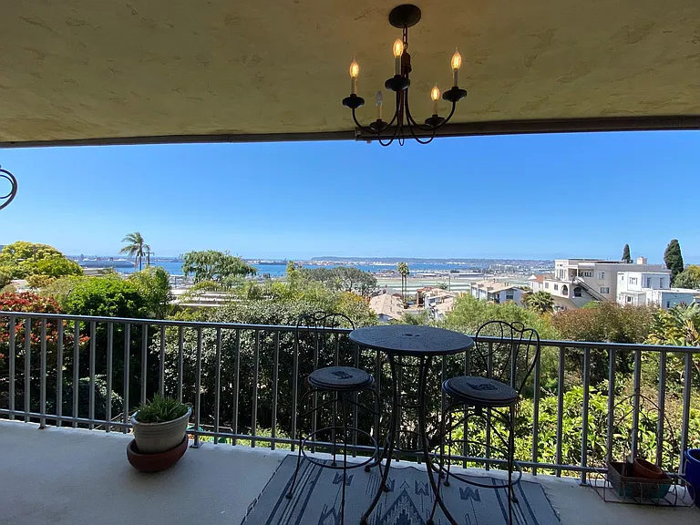 Back Patio. Enjoy the beautiful views and ocean breezes.