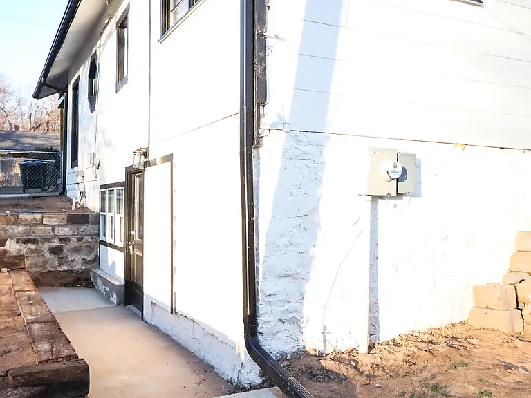 Entrance to basement unit