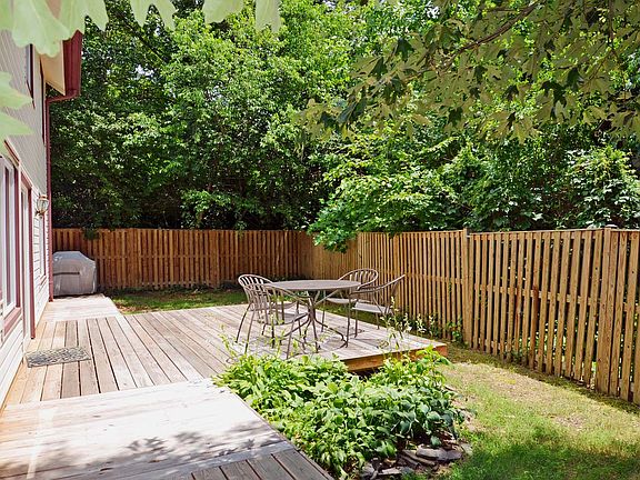 Fenced yard w/Expansive Deck