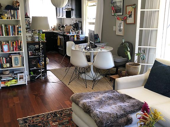 Living room to kitchen area