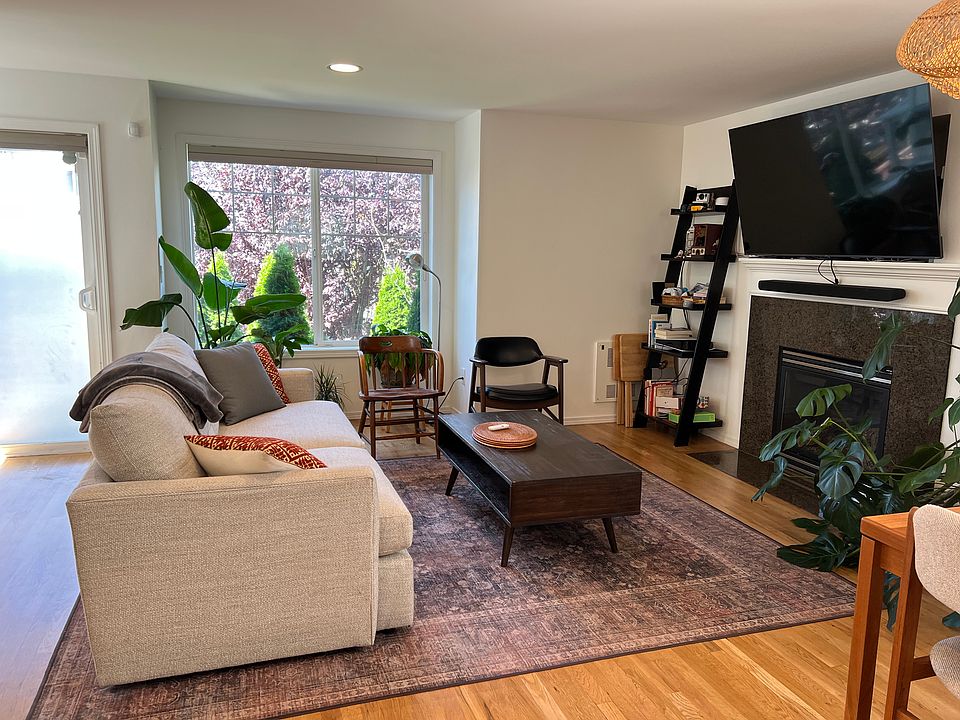 Living area on second level.