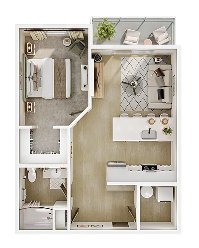 Floor plan 105