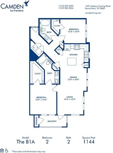 Floor plan B1A