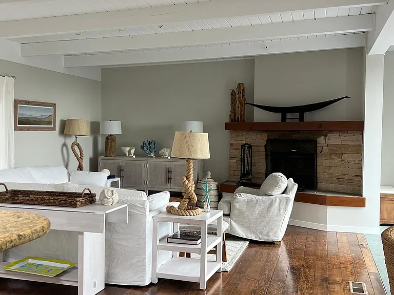 Great room with fireplace