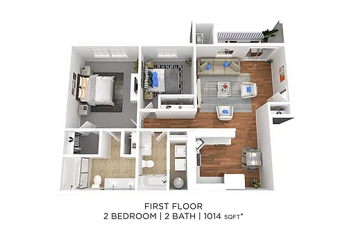 Floor plan B2R Fox Ridge