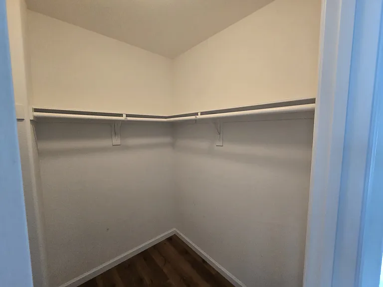 Primary walkin closet