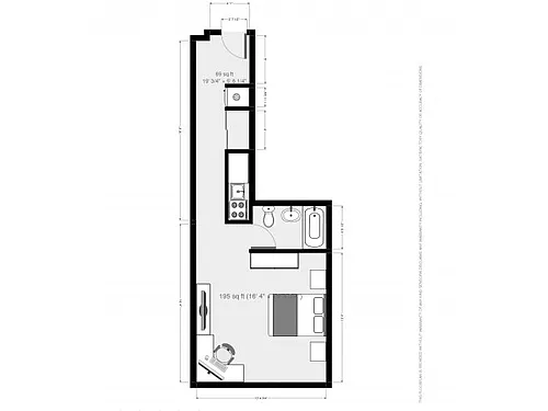Floor plan Studio