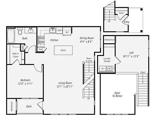 Floor plan A11L