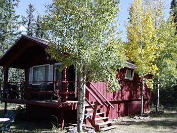 Cabin on Shadow Lake, Divide
