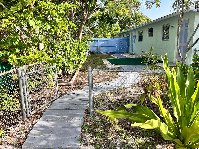Fenced in yard