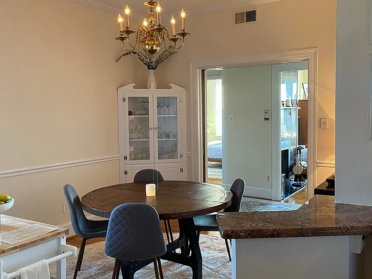 View from kitchen