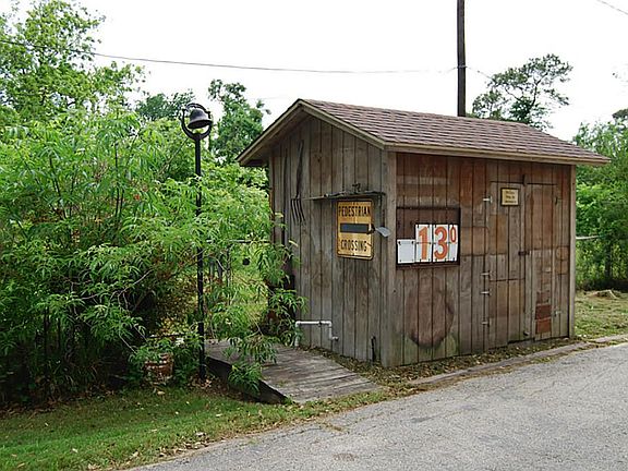 Pump house equipment is located in this little out building.