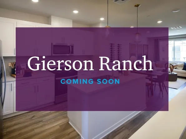 Homes Available Soon, Gierson Ranch