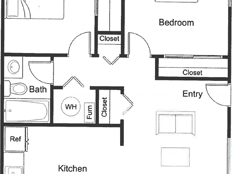2 Bedroom 1 Bathroom 768 Sq Ft 2 Bedroom 1 Bathroom 768 Sq Ft
