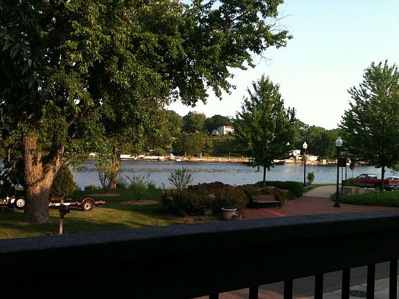 The view from the front deck!