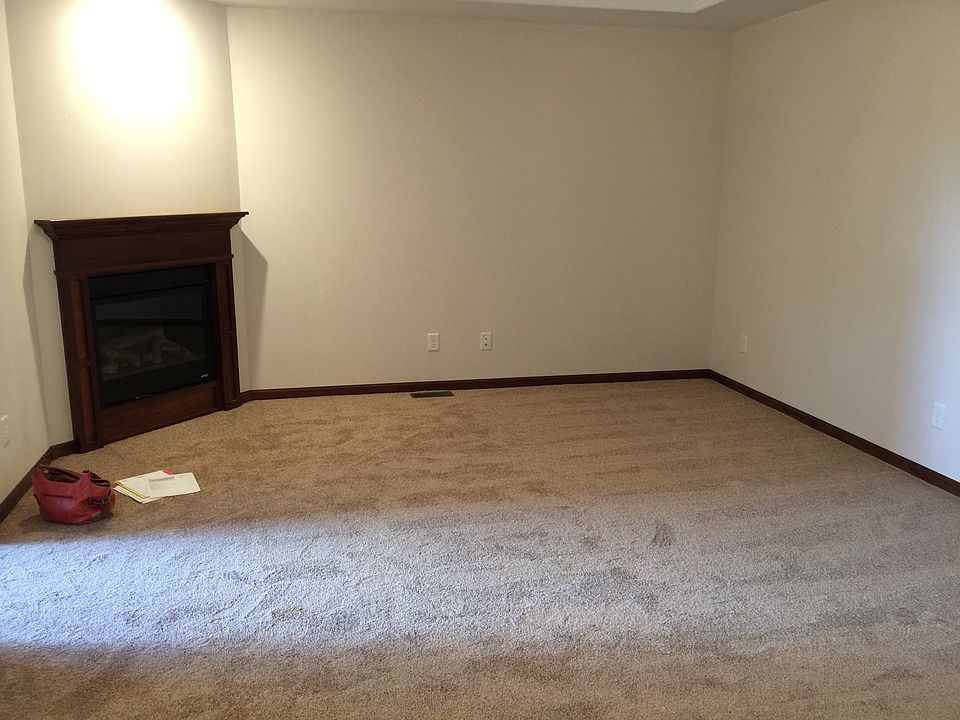 Upper living room with fireplace