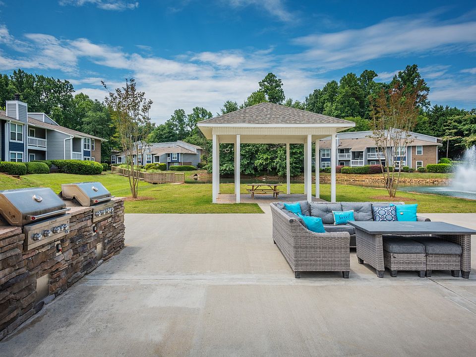 Outdoor Grill With Intimate Seating Area
