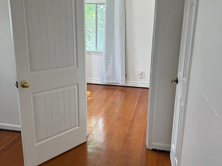 New paint and nice rustic wood floors