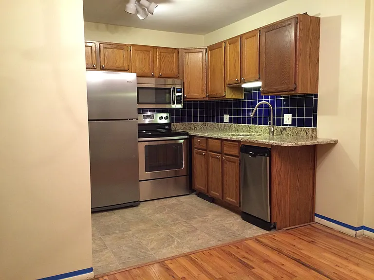 Kitchen with a dishwasher.