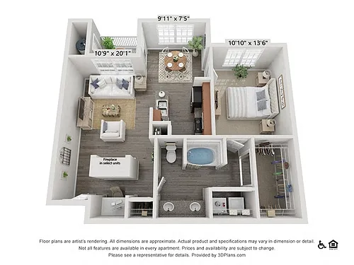 Floor plan Bartlett