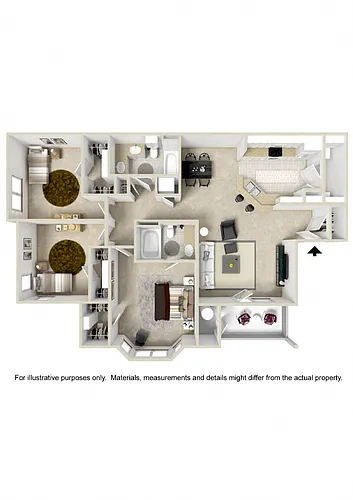 Floor plan The Katy & The Burleson