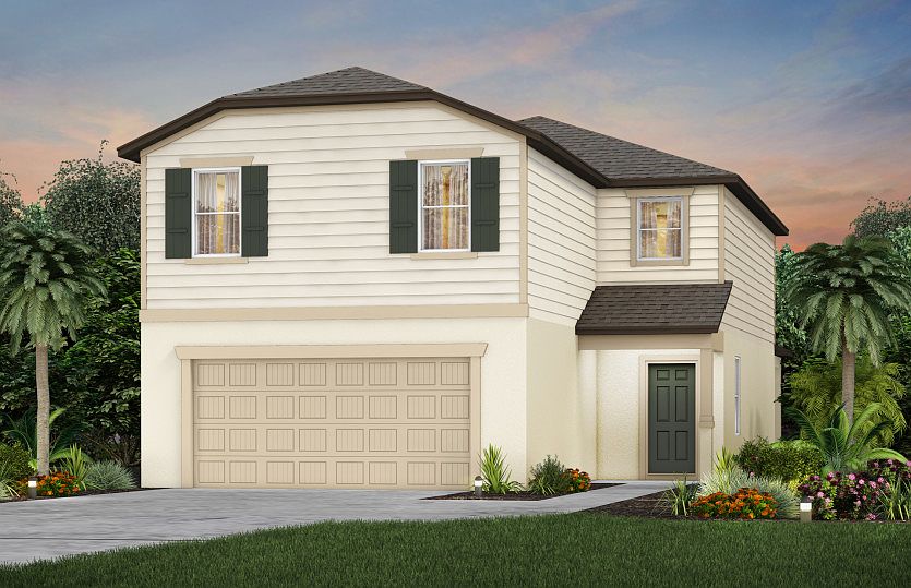 Exterior Rendering, Elevation C1