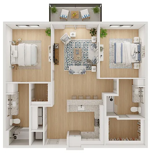 Floor plan B2
