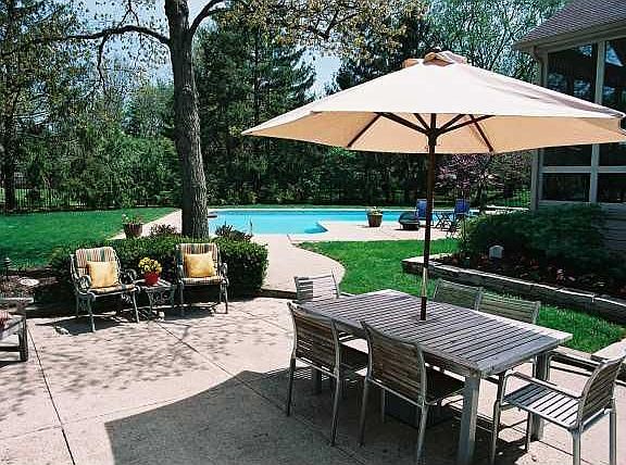 view from living area