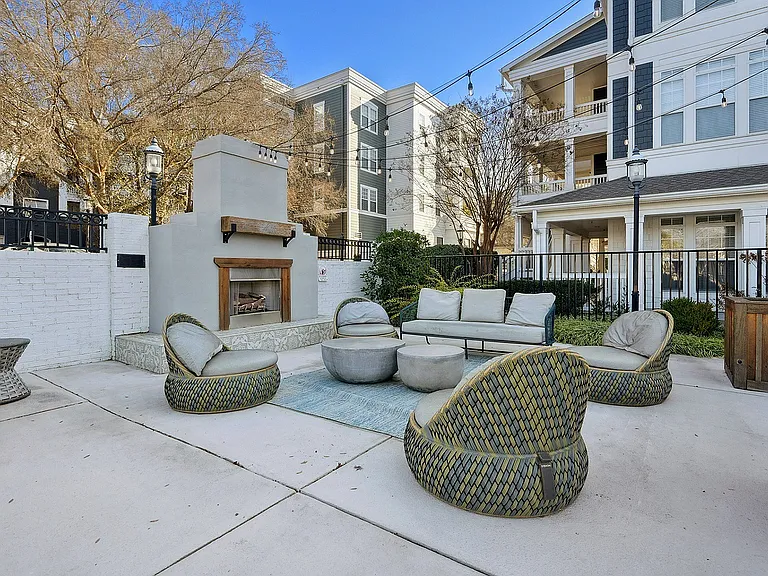 Fireplace in Haven at Birkdale Village