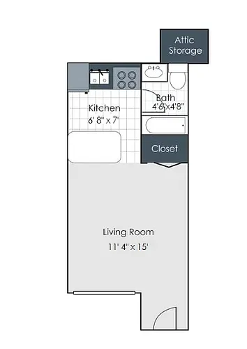 Floor plan The Acorn
