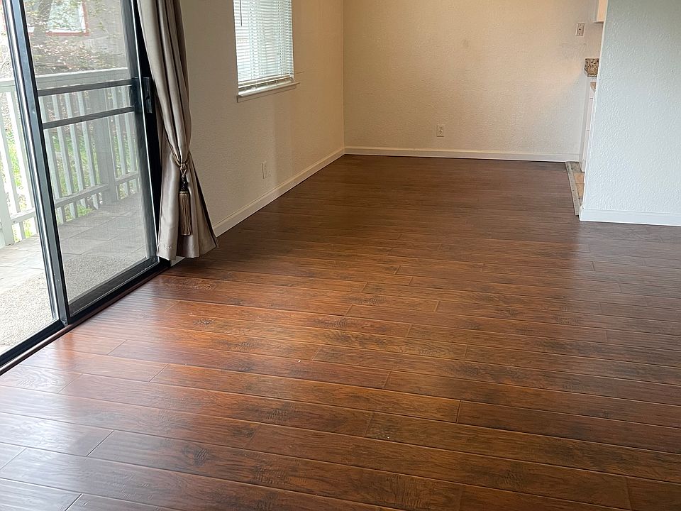 Open living/dining area