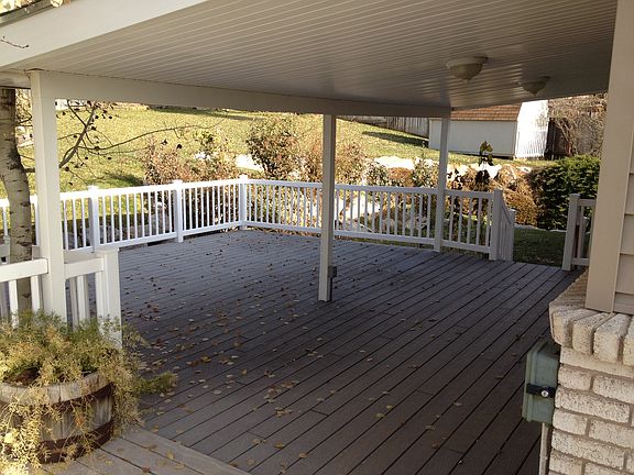 Huge Patio in Backyard