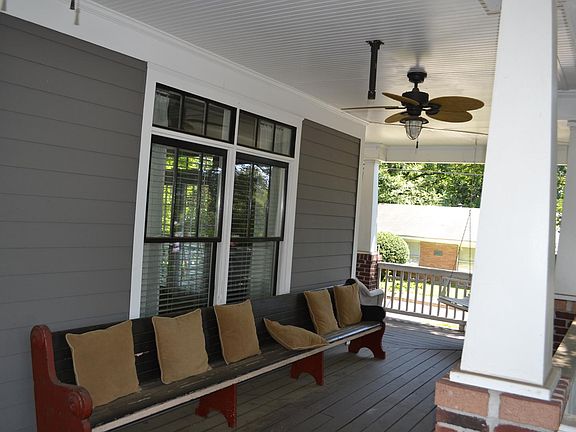 Wrap around porch for reading or relaxing.