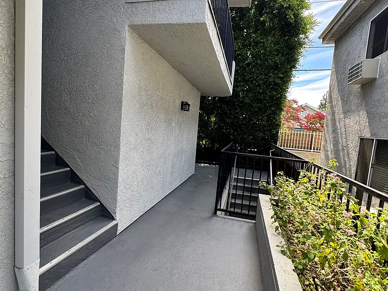 Private staircase up to just this apartment