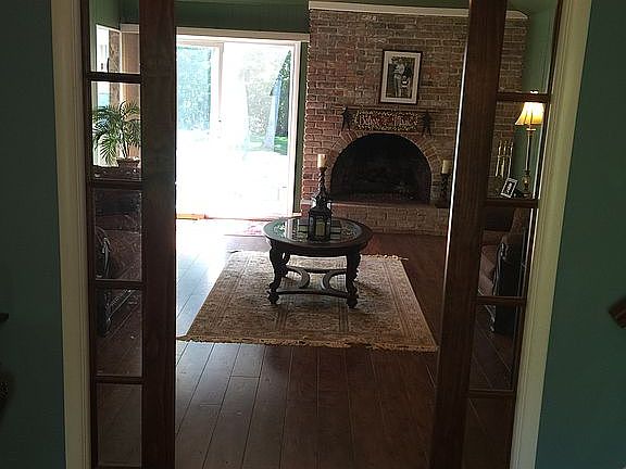 View showing pocket sliders