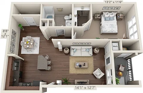 Floor plan A1A