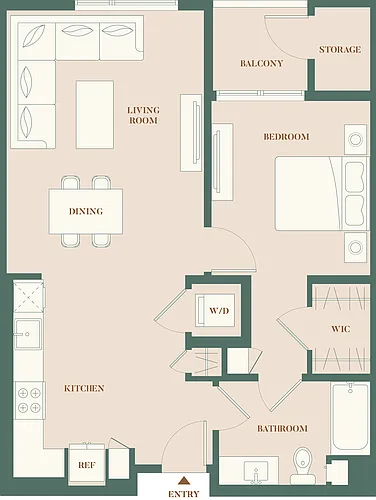 Floor plan 1D-R
