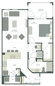 Floor plan The Porgy