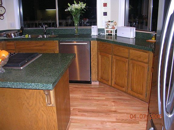 92 sq ft of countertop