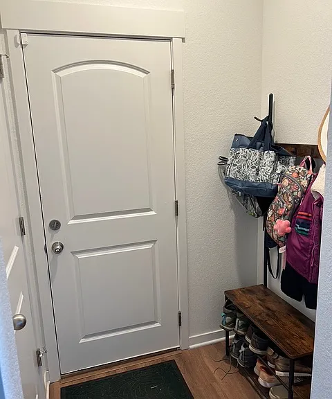 Door to garage