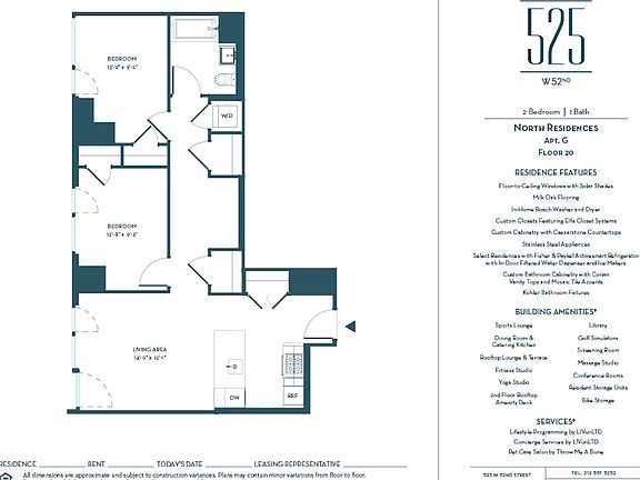2nd image of 525 W 52nd St APT 20GN