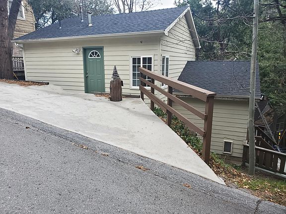 main entry on upper level