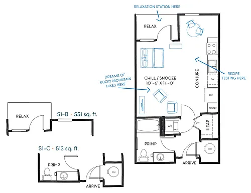 Floor plan A0x1C