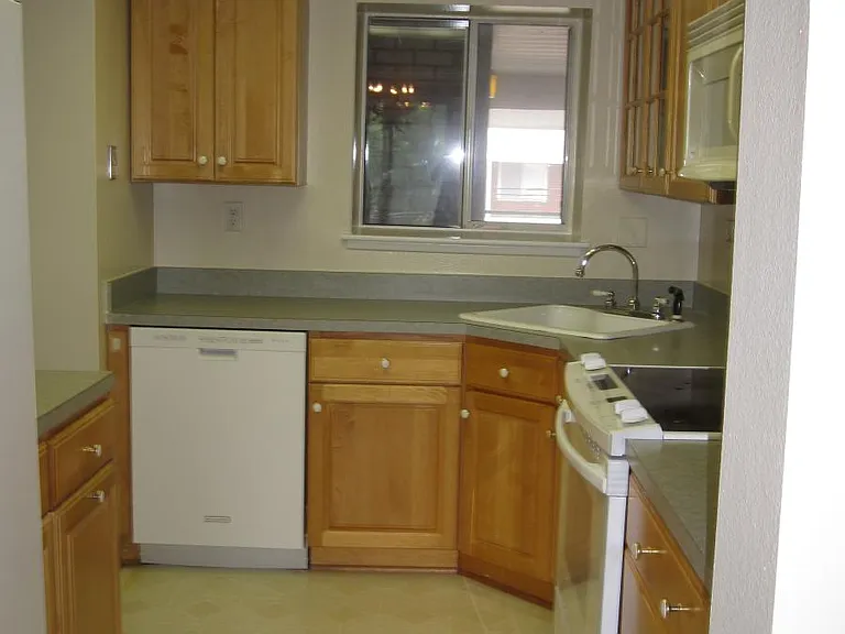 Kitchen, looking towards the window