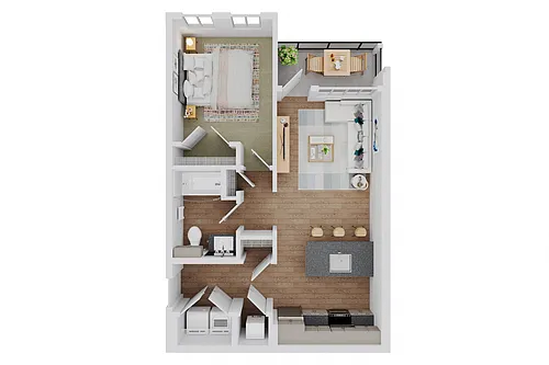 Floor plan Bungalow (A1)