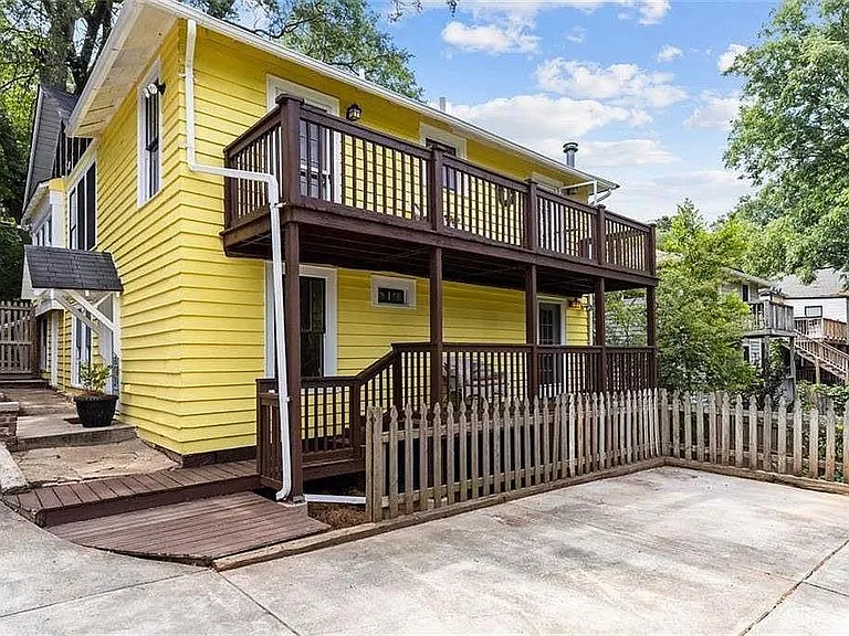 Back of property
